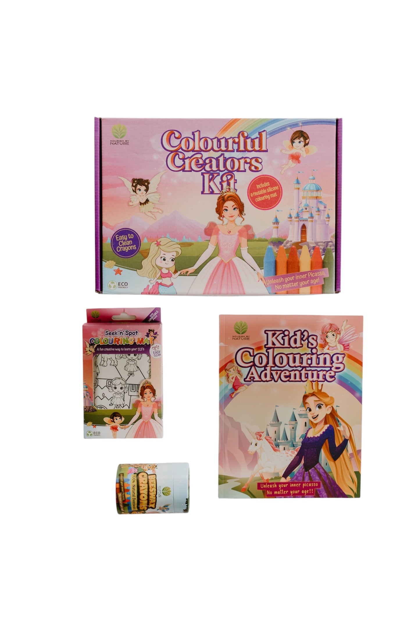 Kids Colourful Adventure Set - Fairies and Princesses