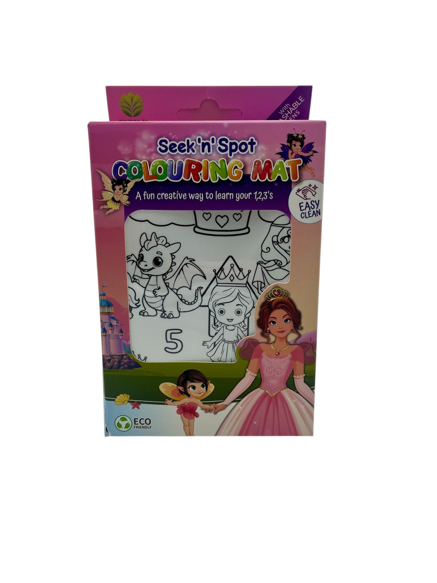 Seek n Spot Silicone Colouring Mat - Princesses